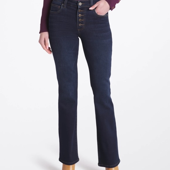 Kut from the Kloth Baby Bootcut, Button Front Jeans size 10 - Picture 2 of 14